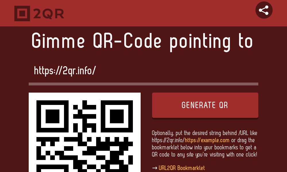 Screenshot of 2QR