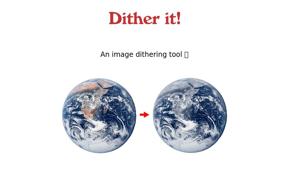 Screenshot of Dither it!