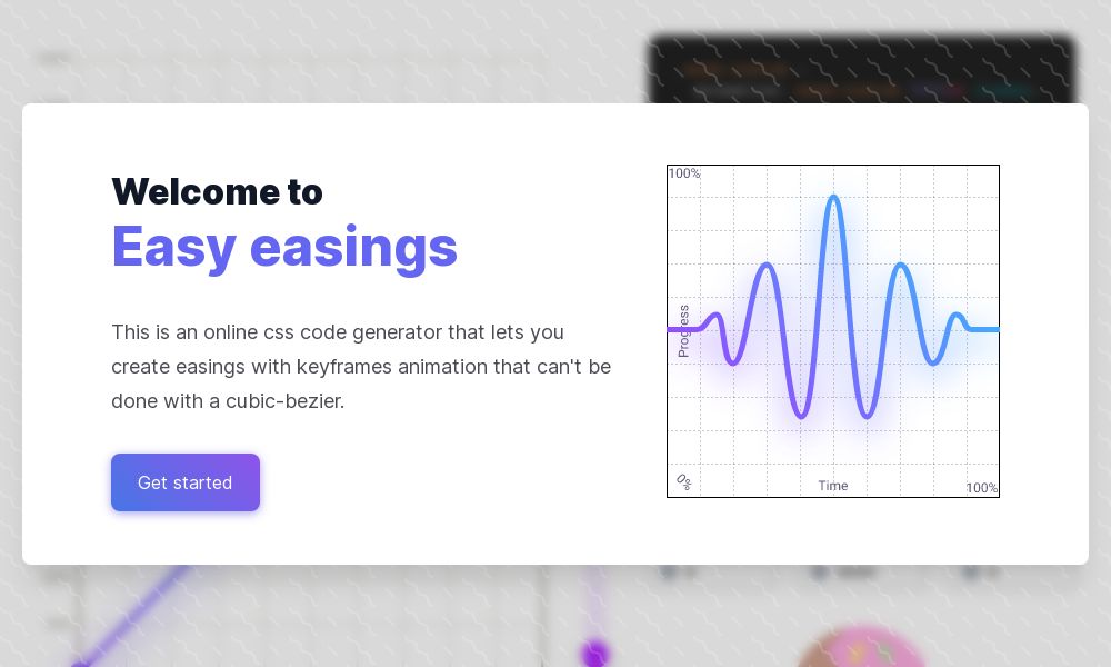 Screenshot of Easy Easings