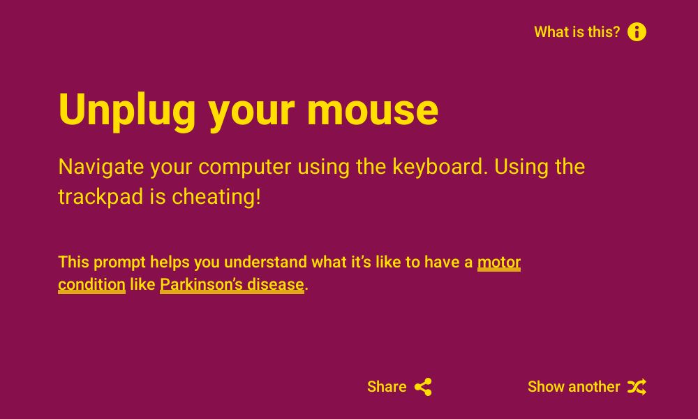 Screenshot of empathyprompts
