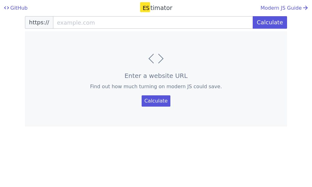 Screenshot of EStimator
