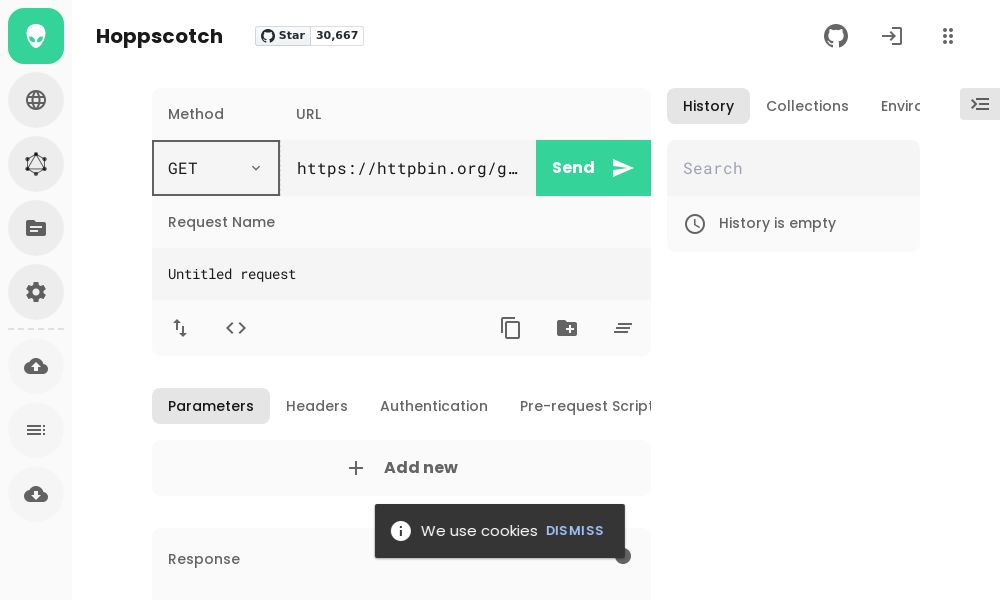 Screenshot of Hoppscotch