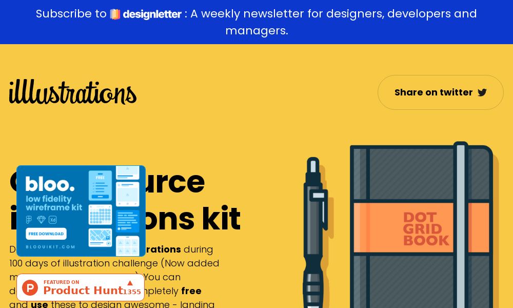 Screenshot of illlustrations.co