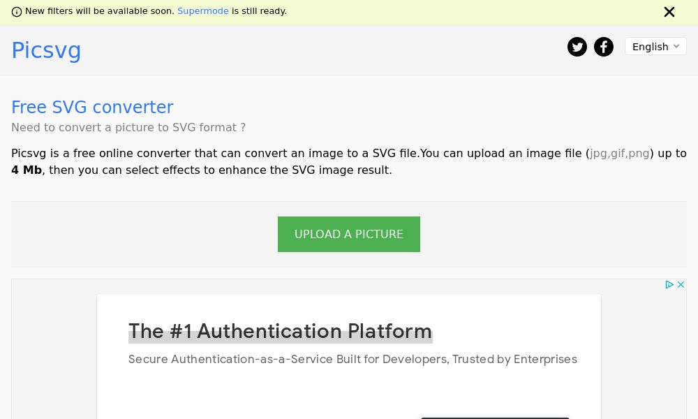 Screenshot of Picsvg