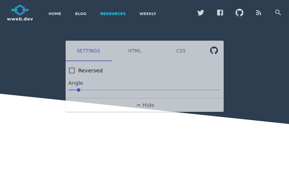 Screenshot of separator-generator